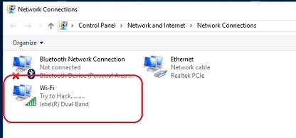 Wi-Fi network connection